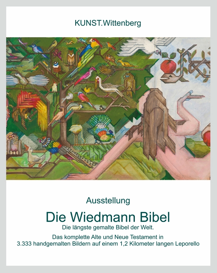 Plakat Wiedmann Bibel © Lutherstadt Wittenberg